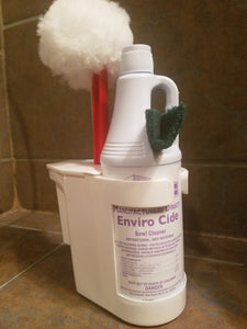 Caddy, Unique toilet bowl mop and Envirocide toilet bowl cleaner